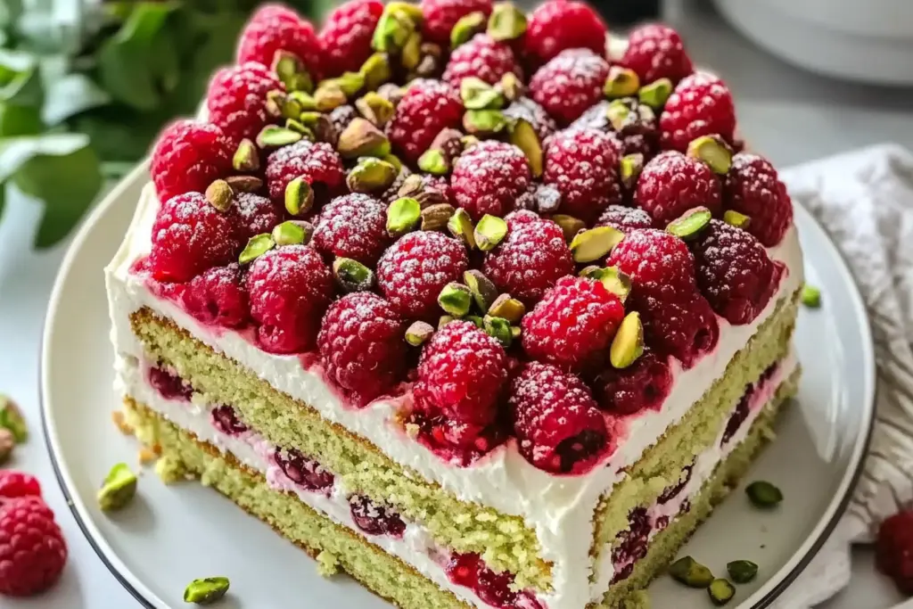 Pistachio Raspberry